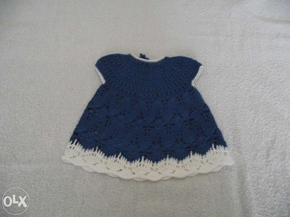 vestido de croche feito a mao